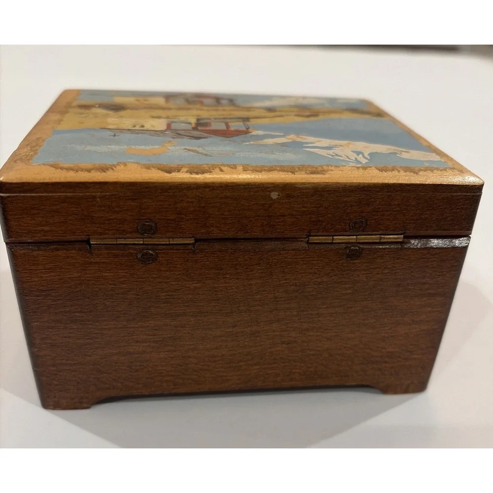 Reuge Sainte Croix Swiss Music Box Lucky Day 2 Tune La Paloma Carnaval of Venice